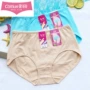 Caiti XXL code cao eo cotton dải tam giác nữ đồ lót màu rắn thoải mái quần short mẹ trung tuổi quần lót cho người béo