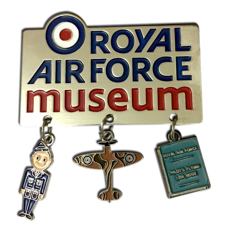 Royal Air Force Museum Travel Souvenir Metal Fridge Sticker 3D Red Arrow Refrigerator with RAF100 Remembrance-Taobao
