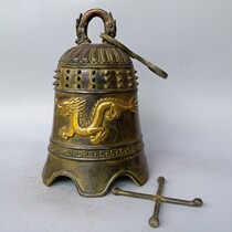 Bronze Prajna Buddha Heart Sutra Avalokitesvara Ancestral Dragon and Phoenix Bronze Bell Wind Chime Buddha Bell Blessing Peace Copper Bell Pendant Large Bell