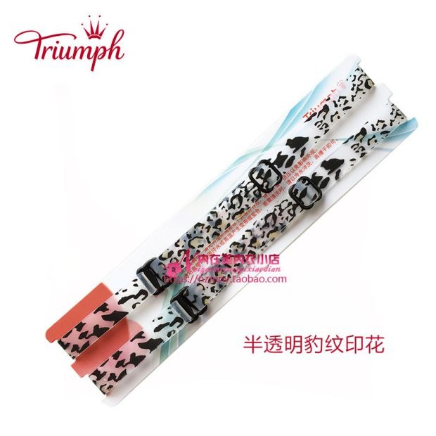Triumph quầy đích thực tinh tế thời trang silicone da báo dây đeo vai trong suốt dây đeo vai 80-621A độ đàn hồi vừa phải day áo lot soi bun