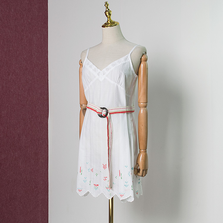 American Retro Jessica's Color Eighteen Embroidery Women's Camisole Dress 690 Exclusive Store Genuine 863335