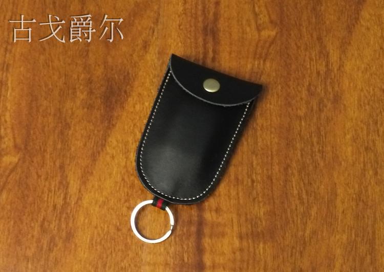 Túi da khóa da sáng tạo nam và nữ phong cách đơn giản khóa xe chìa khóa gói đa chức năng thắt lưng treo bộ chìa khóa - Trường hợp chính túi đựng chìa khóa xe máy