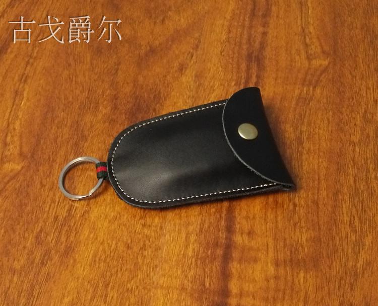 Túi da khóa da sáng tạo nam và nữ phong cách đơn giản khóa xe chìa khóa gói đa chức năng thắt lưng treo bộ chìa khóa - Trường hợp chính túi đựng chìa khóa xe máy