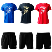 Li Ning badminton table tennis clothes men and women T-shirt blouses AHSP199 158 shorts AAPP073 042075