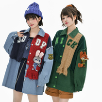 Judinik Original Sen Tribe Cowboy Cowboy Cover Cover Knitting Windy Sex Shirt Fake Two Couple Clothes