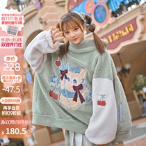 Original Mori tribe casual cashmere sweater student Joker winter thick coat loose 2021 New Autumn Winter