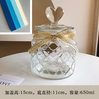Маленькая бутылка+365 кусочков бумаги синей звезды