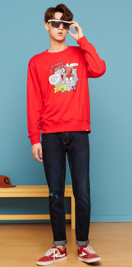 Sweatshirt homme METERS BONWE  METERSBONWE en Coton - Ref 3128286 Image 14