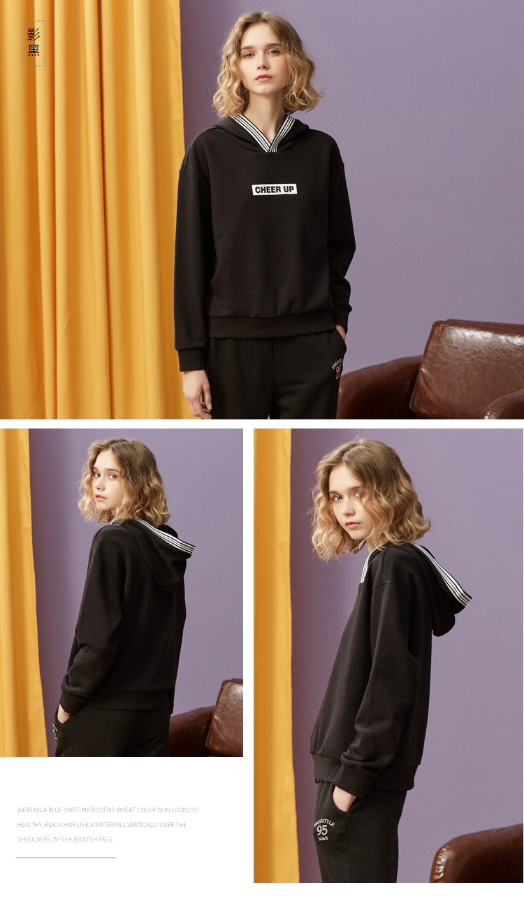 Sweatshirt femme METERS BONWE  METERSBONWE en Coton - Ref 3217033 Image 19