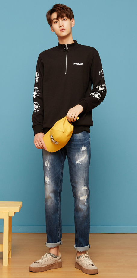 Sweatshirt homme METERS BONWE  METERSBONWE en Coton - Ref 3127876 Image 15