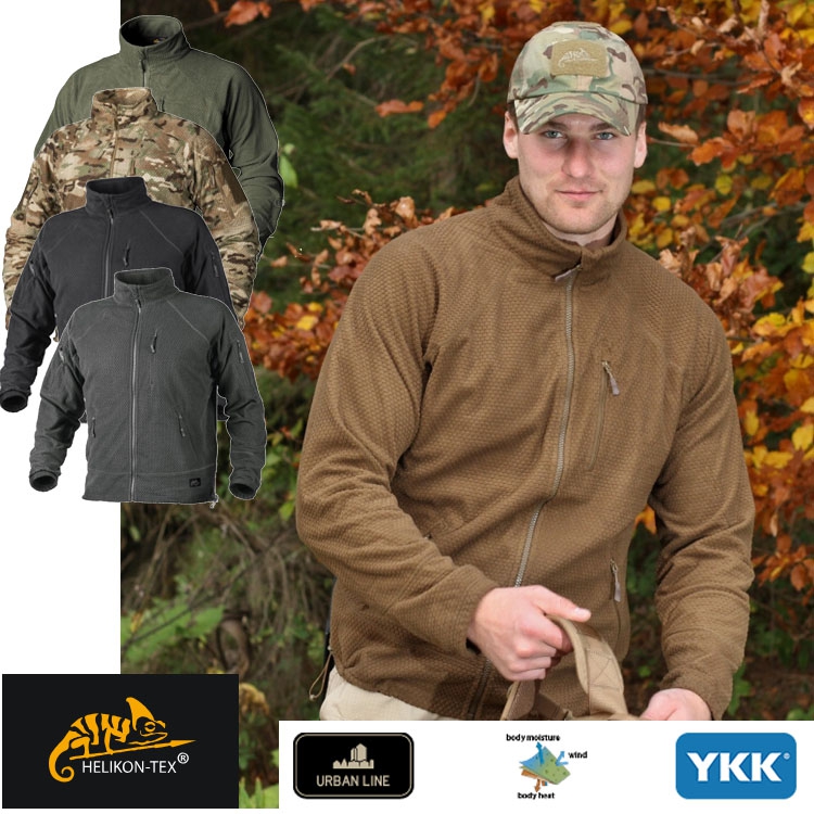 HELIKON ALPHA Plaid Fleece L3 Tactical Edition Outdoor Mountaineering Light Fleece Jacket