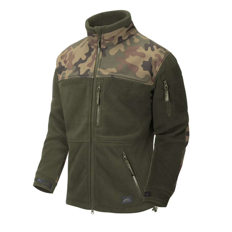 Authentic Helikon Polish Infantry Warm Cardigan Tactical Outdoor Ski Multi-Pocket Fleece Jacket