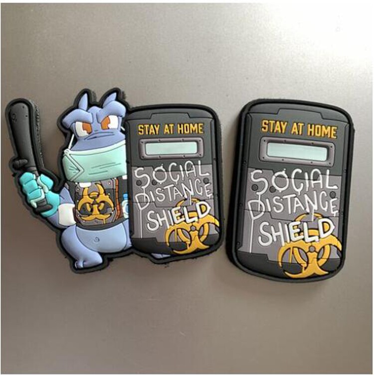 Hima-resistant Stay at home Germany Great Brands Morale Badge carded Bag Tactical Magic Sticker Badge Badge