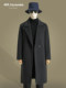 冬季中长款双面羊绒大衣男双排扣西装领羊毛呢子外过膝务修身风衣
