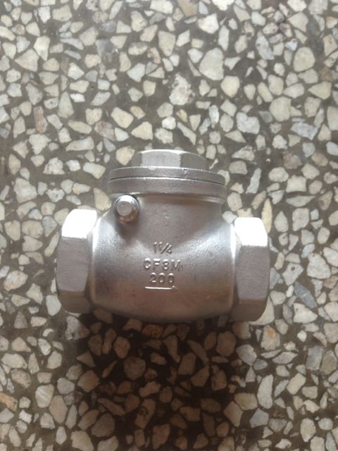4-point check valve stainless steel check valve horizontal check valve 304 stainless steel screw-up check valve