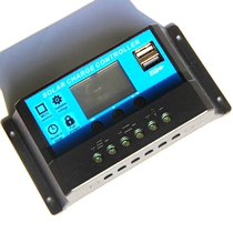 30A Solar Controller LCD LCD 12V 24V Adaptive Dual USB Output
