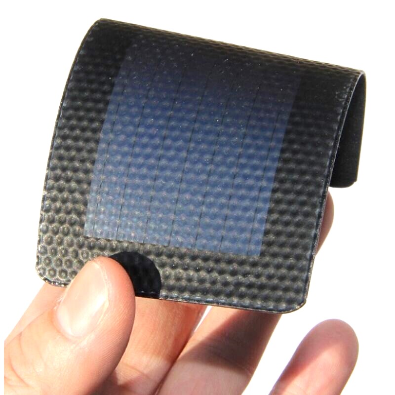 Flexible amorphous silicon thin film solar panels 1 0 5V 3W 3W solar cells can curl DIY solar energy