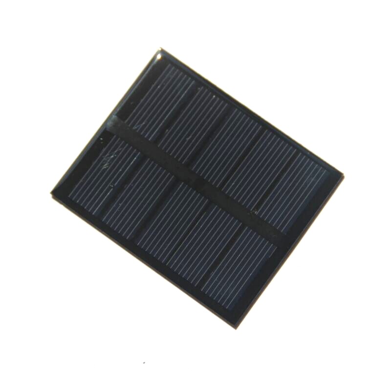 0 5W 2 5V monocrystalline silicon solar cell panel Solar drop rubber plate DIY solar cell phone charger