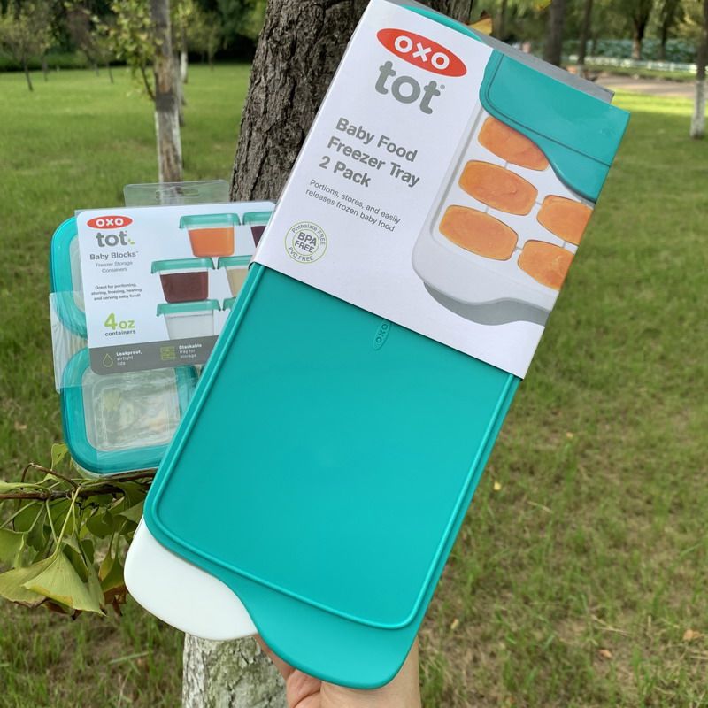 OXO Tot Baby Deputy Food Box Frozen G Baby Cog Ice Food Refreshing to store mold home