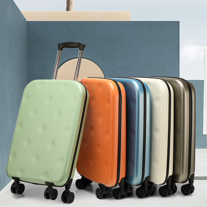 New Cross-Border Foldable Trolley Suitcase with Universal Wheels, Portable Storage Luggage Case with Password, 20inch Carry-On Suitcase