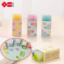 One positive dinosaur eraser jelly transparent colour cut children without scar cartoon single sandwich elephant leather