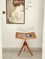 Winnie Recommends Medieval Cherry Wood Solid Wood Reading Rack Reading Shelf Minimalist Magazine Rack Landing Retro Book Shelf