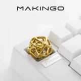 KBDfans Holy60 полый черный, золотой, золотой, серебряный металлический персонализированный колпачок для ключей, оригинальный ключ Esc, латунь
