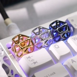 KBDfans Holy60 полый черный, золотой, золотой, серебряный металлический персонализированный колпачок для ключей, оригинальный ключ Esc, латунь