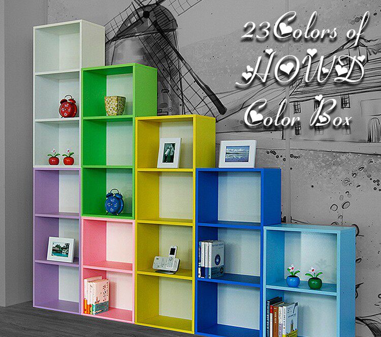 Fashion simple bookcase bookshelf free combination storage cabinet simple bookcase one-piece cabinet lattice cabinet storage cabinet