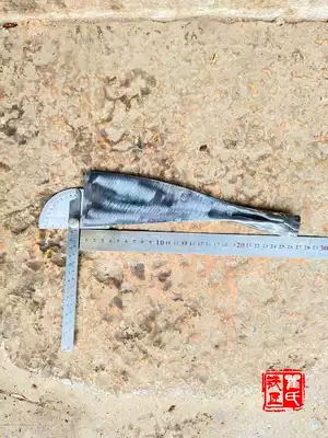 Qu's blacksmith shop black craftsman, bamboo knife, broken bamboo knife, steel, process, split tool, and forging