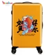 Ruobi Rabbit National Tide vali nữ nhỏ 20 inch in lưới màu đỏ mới 24 chiếc vali xe đẩy giá trị cao giá trị cao - Va li