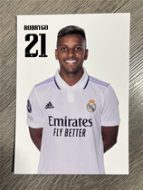 Rodrygo Official Card White Card Real Madrid 2022-2023 Season Real Madrid