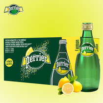 Perrier French Soda Sparkling Water 330ML*24 bottles Paris Water Lemon drink Sparkling Water