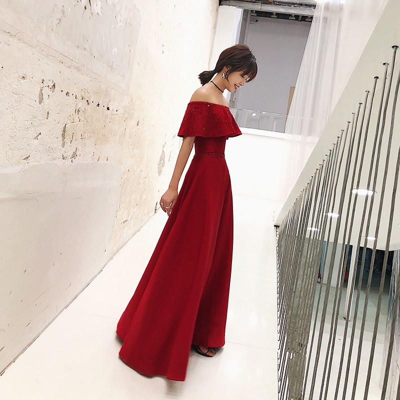 Robe de soirée en Satin - Ref 3212599 Image 5