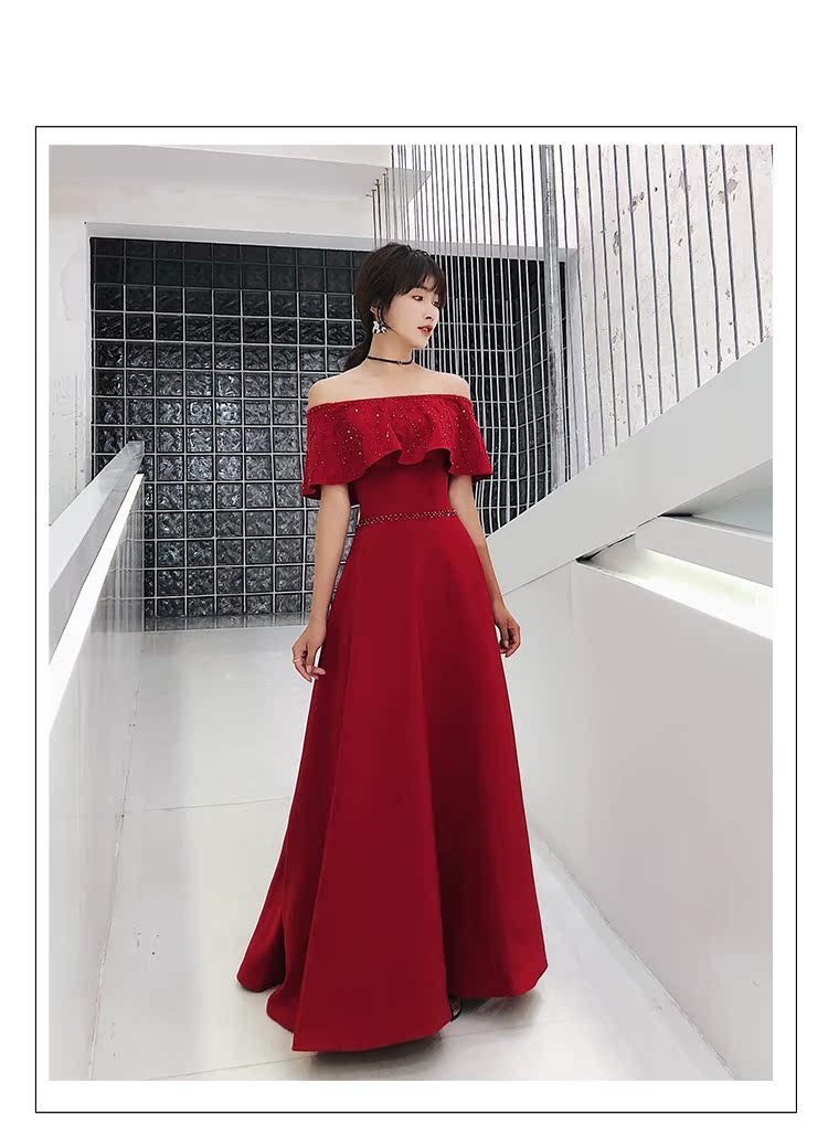 Robe de soirée en Satin - Ref 3212599 Image 15