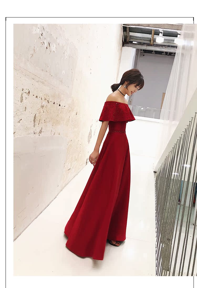 Robe de soirée en Satin - Ref 3212599 Image 12