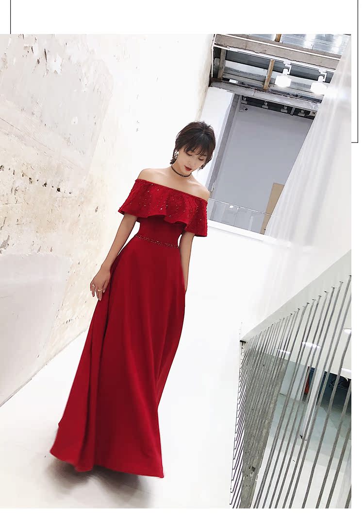 Robe de soirée en Satin - Ref 3212599 Image 13