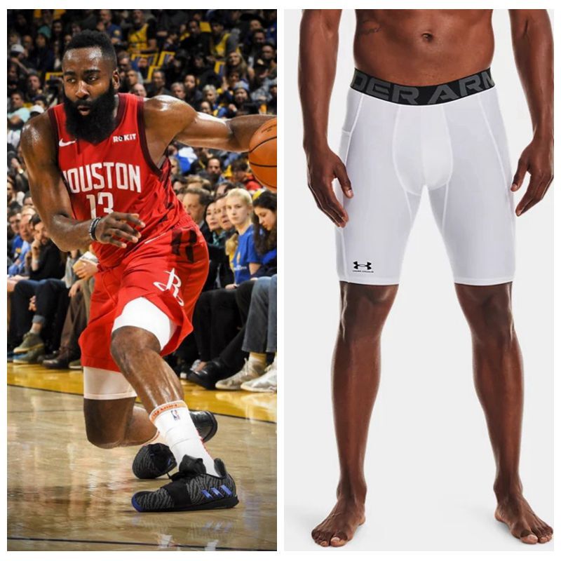 Authentic Ua under Armour Compression Shorts Men's American Basketball 5-Point 7-Point Training Shorts 1361602/1361596