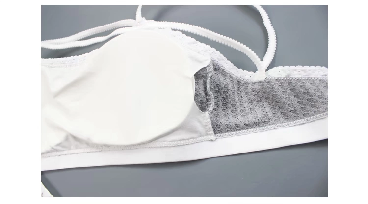 Giải phóng mặt bằng sợi bông quấn ngực ống trên lưng gợi cảm không có vành sling vest đồ lót học sinh nữ sinh trung học văn bản bra quây