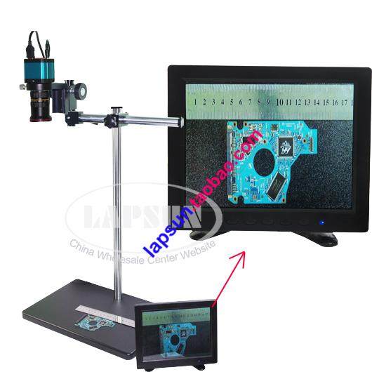 Big View HDMI USB 1080P Industrial Camera High-definition Lens Single Cylinder Film Microscope Industrial Vision