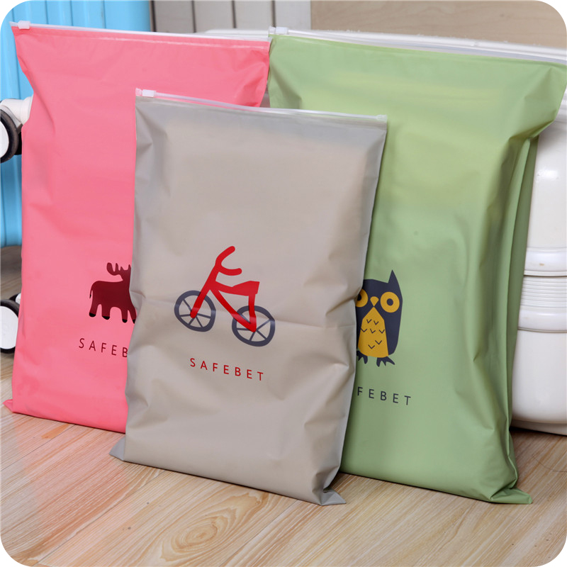 Self-designed storage bag travel waterproof storage bag plastic shoes bag finishing waterproof debris luggage bag