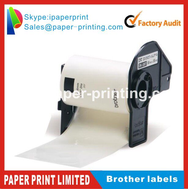 Thermal-compatible DK-11207 thermal label paper 58*58mm white sole black word (Fellin 100)