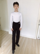 Danse Dance Beauty Fall Latin Practice Long Sleeve Round Collar Breathable Training Suit Latin Dance Outfit Performance Customize