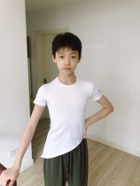 FZS Latin summer short sleeve boy Latin dance practice Slim Fit Training Suit Dancing Costume Jacket Pants