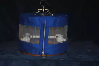 Bird cage cage clothed Indigo chin red bird cage cage jacket zipper cage two pieces