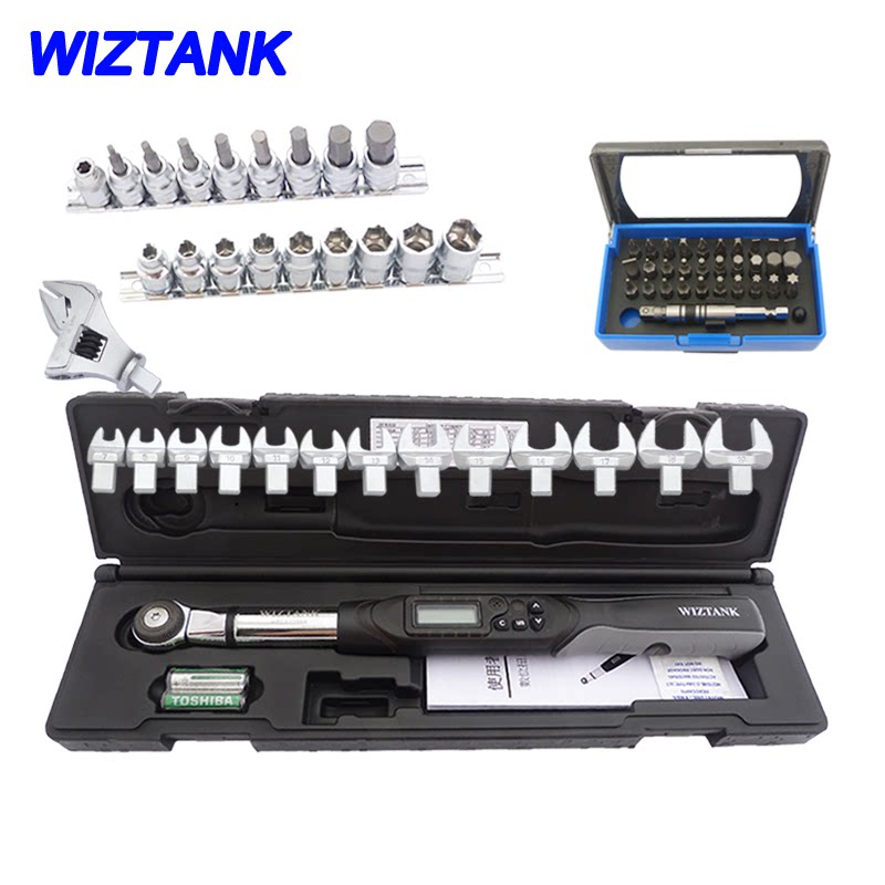 WIZTANK imports 3 8 square torque torque wrench WSC3 series 68 piece set opening sleeve