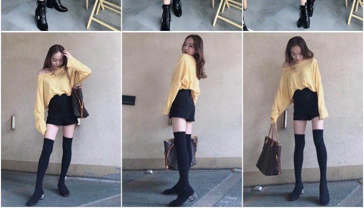 Mùa đông 2018 phiên bản Hàn Quốc của quần dài Một từ quần short ống rộng dành cho nữ quần cạp cao cạp cao Quần skinny mỏng bên ngoài mặc quần ống rộng quần sooc bò nữ