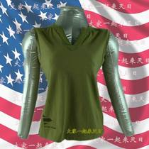 American military fan womens sleeveless T-shirt military elite tribe outdoor sailor dance outdoor fashion casual vest