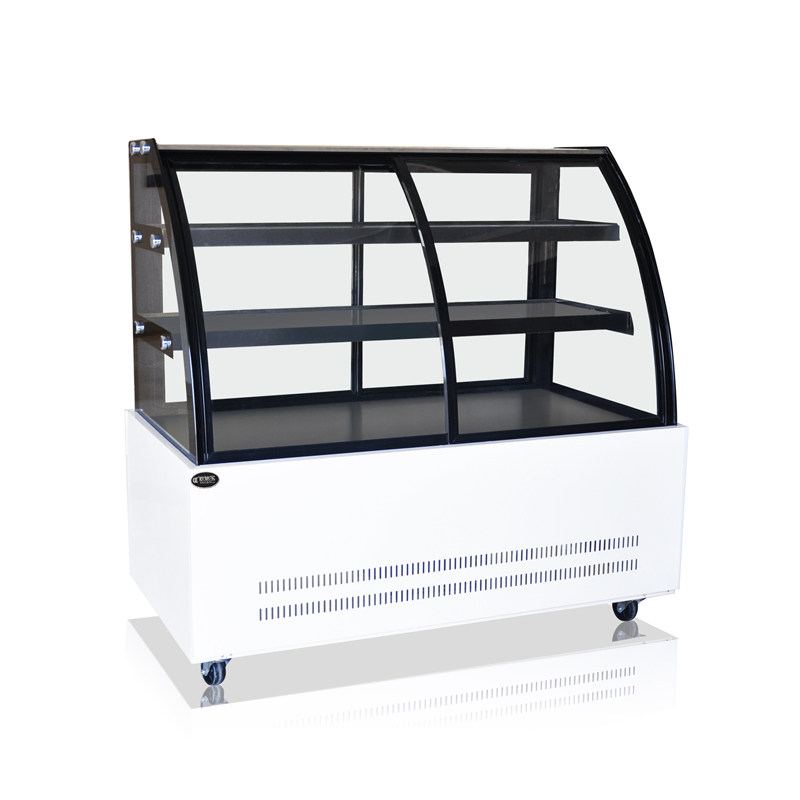 Chengxue horizontal ordering cabinet cold dish cabinet direct cooling cake cabinet horizontal arc front and rear door cabinet refrigerator