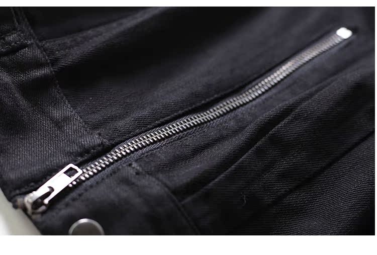 Váy bay hoàn hảo Áo khoác denim nam in nhiều túi đẹp trai áo len giản dị xu hướng áo khoác jeans áo khoác nam đẹp 2021
